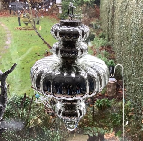 Large Silver Bauble